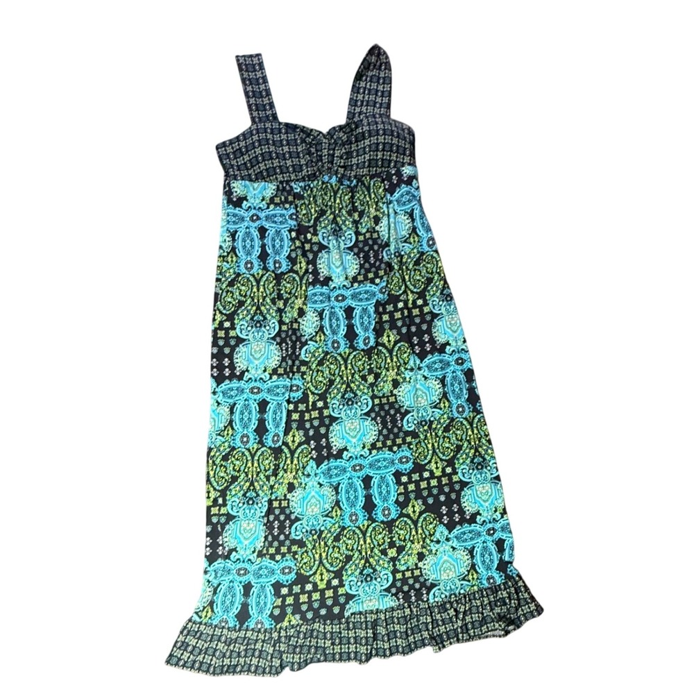 Cato Maxi Dress Paisley Print Sleeveless Casual Summer Dress Size L‎